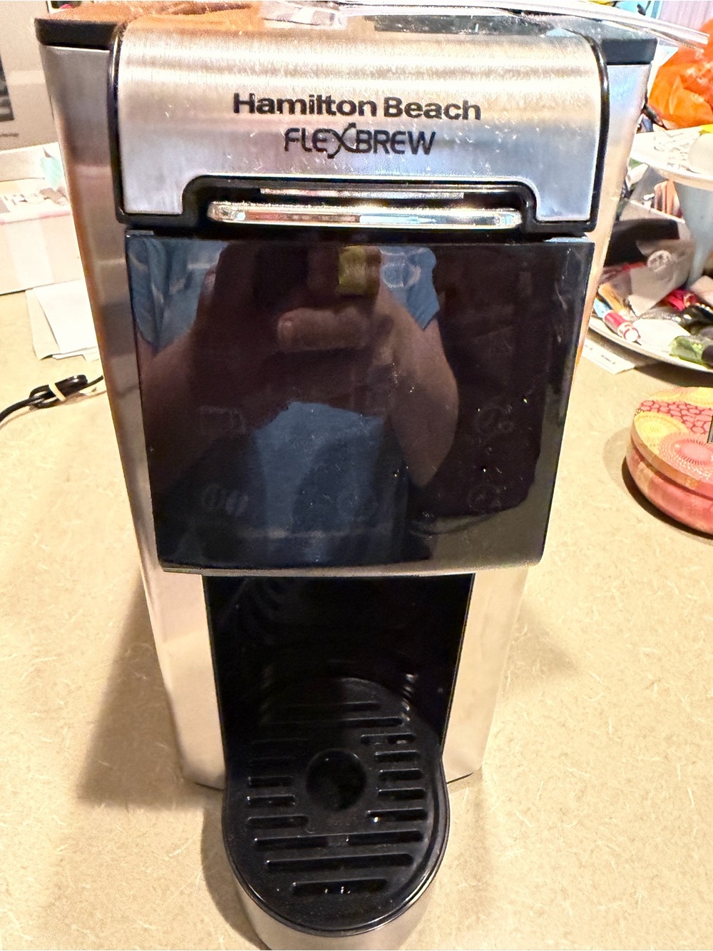 Hamilton Beach FlexBrew Single-Serve Coffee Maker - Stainless Steel & Black